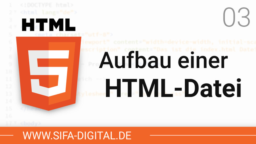 HTML Grundkurs - SIFA Digital